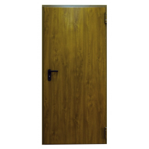 Μονόφυλλη Πόρτα 60′ 1.000 x 2.150 mm με Ξύλινη Απόχρωση